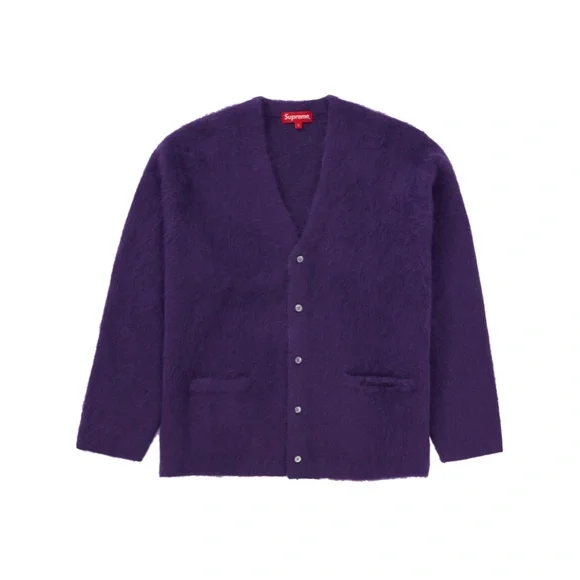 トップス Supreme Brushed Mohair Cardigan L Supreme Brushed Mohair Cardigan (FW20) - $188
